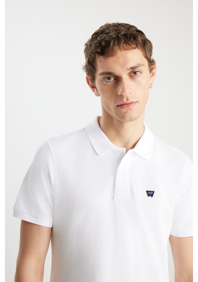 Wrangler Erkek Polo Yaka T Shirt Mw7d5k4xx2t989 Beyaz Beyaz