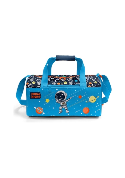 Coral High Kids Lacivert Mavi Astronot Desenli Spor Çantası 27538