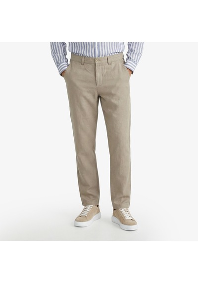 Nautica Erkek Kahverengi Regular Fit Pantolon-düz-p65213t