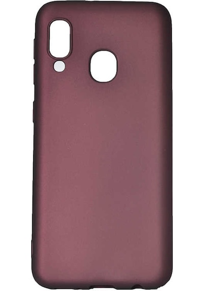 Ekılıf - Samsung Galaxy A20e Uyumlu Kılıf Mat Soft Premier Silikon Kapak - Gold
