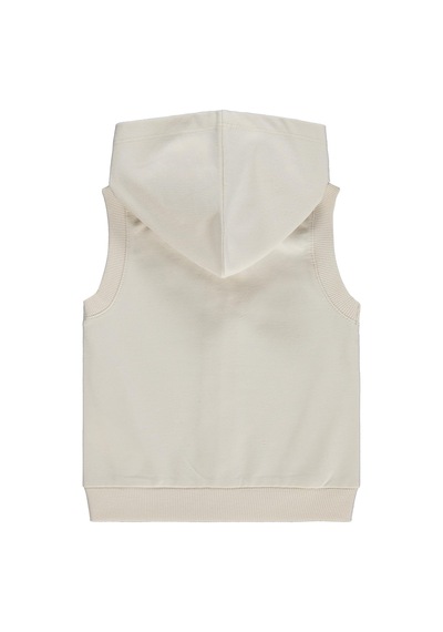 Civil Baby Düz Basic Kalpli 6-18 Ay Yelek - Bej Açık Bej