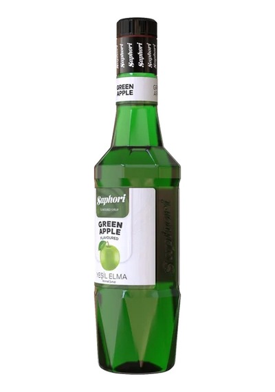 Saphori Yeşil Elma Aromalı Kokteyl Şurubu 700 Ml