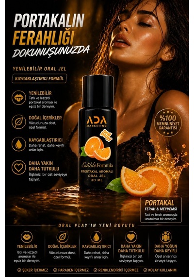 3 Lü Yenilebilir Aromalı Jel Seti 30 Ml Çilek Ananas Portakal