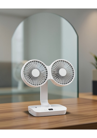 Kablosuz 720 Döner Masaüstü Fan Xuczzzsp01fan-2