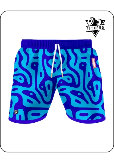 Freeside No Pasaran Training Short Mavi