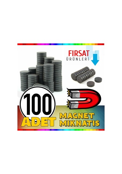 Yuvarlak 1.4 Cm-3 Mm 100 Ad. Miknatis Magnet