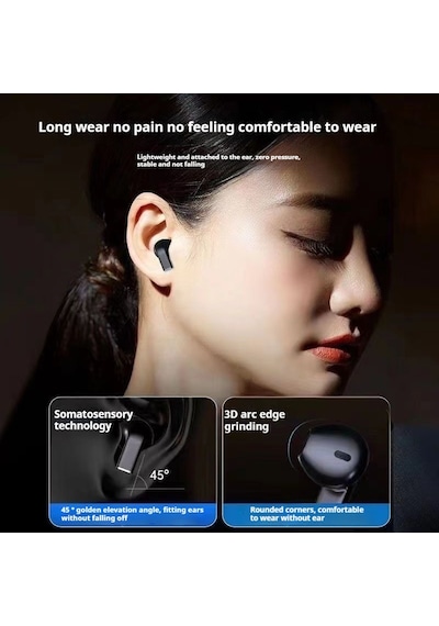 Yeni Nesil Uzun Şarjlı Tws Bluetooth Kulak İçi Kulaklık Gürültü Önleme Uzun Şarj Süresi Hd Ses