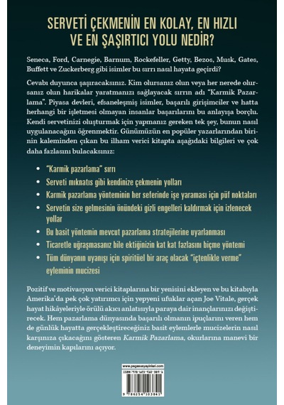 Karmik Pazarlama: Serveti Çekmenin En Manyetik Yolu / Joe Vitale
