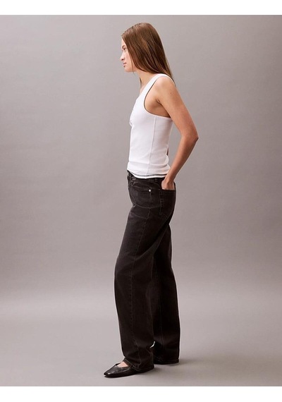 Sl Cotton Rıb Solıd Tank-8284 Beyaz