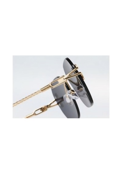 Kadın Uv-400 Korumalı Şık Çerçevesiz Güneş Gözlüğü Lacivert - 720873111 Altın