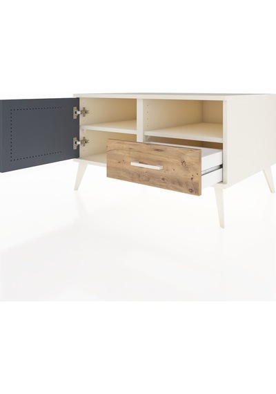 Kronos Şifonyer 2 Raflı Tek Çekmeceli Tek Kapaklı 88x59x48 Aytaşı-antrasit/çam Antrasit/çam Kronos Şifonyer 2 Raflı Tek Çekmeceli Tek Kapaklı 88x59x48 Aytaşı-antrasit/çam Antrasit/çam