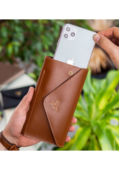 Bk Gift Kişiye Özel İsimli Telefon Ve Bozuk Para Bölmeli Zarf Model Taba Kadın Cüzdanı, Sevgiliye Hediye, Anneye Hediye Renkli Çok Renkli