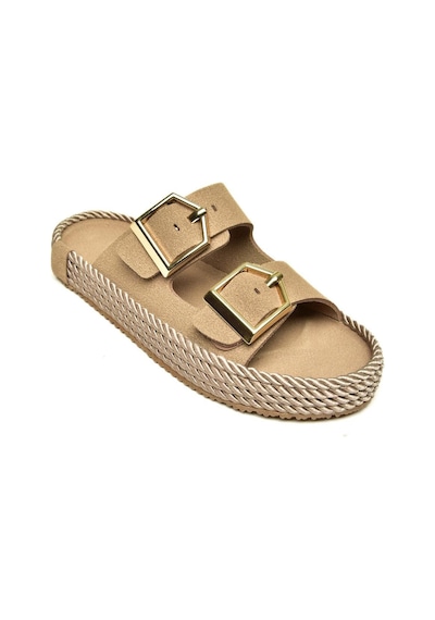 Fox Shoes U596030202 Vizon Süet Kadın Terlik Vizon-süet Vizon