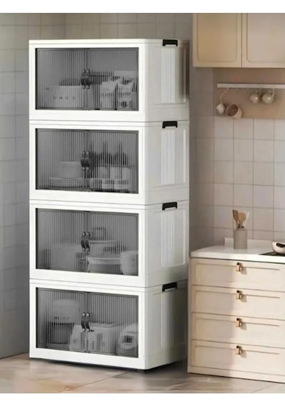 Mıknatıslı 4 Katlı Katlanabilir Modüler Dolap Ofis Kiler Banyo Mutfak Düzenleyici İstiflenebilir Çok Amaçlı Dolap Beyaz-antrasit Renk Antrasit - Beyaz Mıknatıslı 4 Katlı Katlanabilir Modüler Dolap Ofis Kiler Banyo Mutfak Düzenleyici İstiflenebilir Çok Amaçlı Dolap Beyaz-antrasit Renk Antrasit - Beyaz