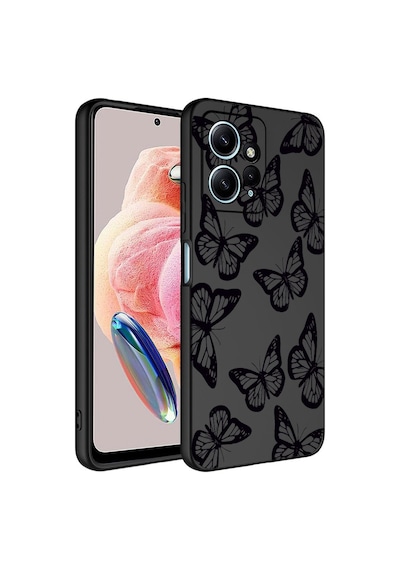 Realme C55 İle Uyumlu Premier Kalite Özel Üretim Baskılı Silikon Telefon Kılıfı Bc 4 Siyah
