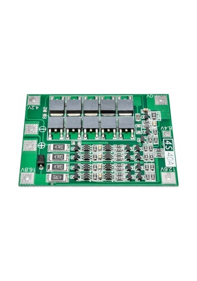 Li-ıon Bms 4s 40a 18650 Pil Balansör Modülü