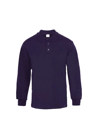 Kant 2 İplik Polo Yaka Sweatshirt Lacivert Çok Renkli