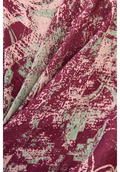 Silk Home Velora Eşarp Art Mürdüm 90x90 Çok Renkli