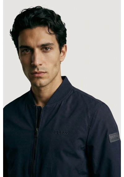 Guess Esnek Katlanabilir Bomber Erkek Lacivert Ceket M6rl09wj362-g7v2 Lacivert