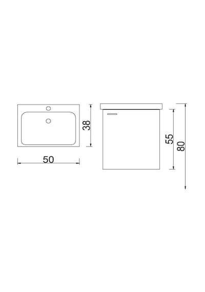 Denko Terra 50 Cm Mdf Sakramento Banyo Dolabı Alt Modül Ve Lavabo Çok Renkli Denko Terra 50 Cm Mdf Sakramento Banyo Dolabı Alt Modül Ve Lavabo Çok Renkli