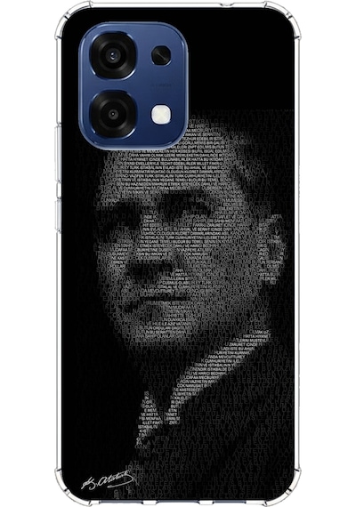 Oppo A6 Pro Uyumlu Gençliğe Hitabe Yazılı Atatürk Silüeti Baskılı Silikon Kılıf Renkli