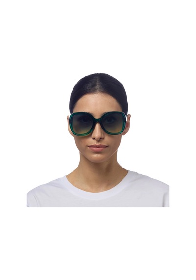 Okkia Anna Butterfly Kadın Güneş Gözlüğü Green/yellow Degrade Yeşil