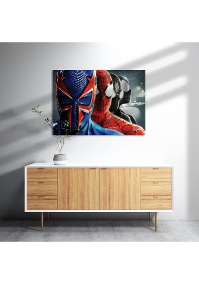 Cakasepetim Spider Man Tüm Kostümleri Ahşap Mdf Tablo