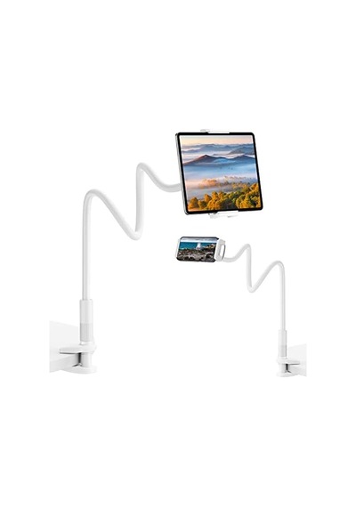 Saiji Datura Is 100cm Akrobat Flexible Ayarlanabilir Telefon Tablet Tutucu Beyaz
