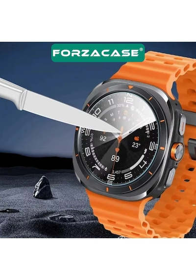 Forzacase Samsung Galaxy Watch 8 44mm İle Uyumlu Temperli Kırılmaz Cam Ekran Koruyucu - Fc861