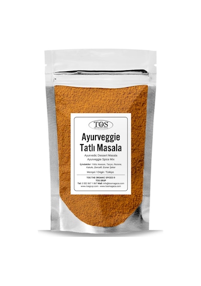 Tos The Organic Spices Ayurveda Tatlı Masala Ayurveggie Baharat Karışımı 250 G