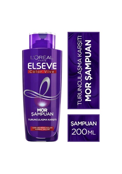 L'Oreal Paris Elseve Mor Şampuan 2 x 200 ML