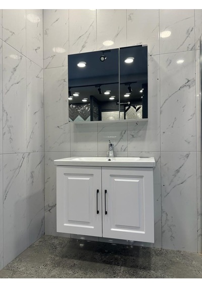 Denko Royal 80 CM Banyo Dolabı Takımı Çok Renkli