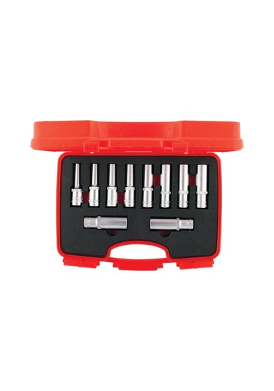 İzeltaş 1/2" Altı Köşe Derin Lokma Takımı 10 Parça 1108006010