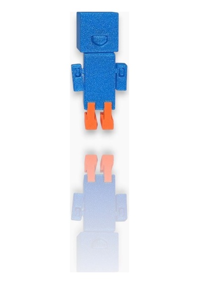 Super Bear Adventure, Baaren-şika, Penguen, Tilki, Tavşan, Timsah, Arı Loy3d 9 Cm Mavi
