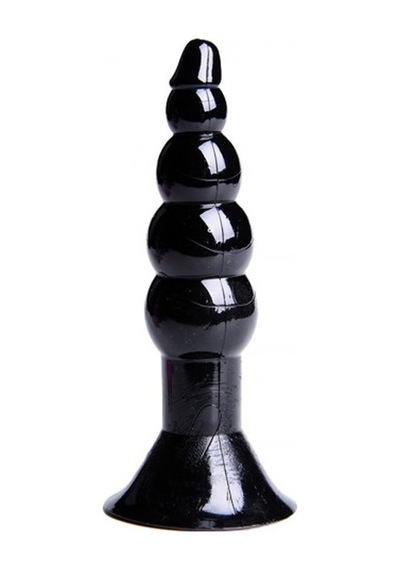 Backpart Boğumlu Vantuzlu 11.5cm Anal Tıkaç - Mor
