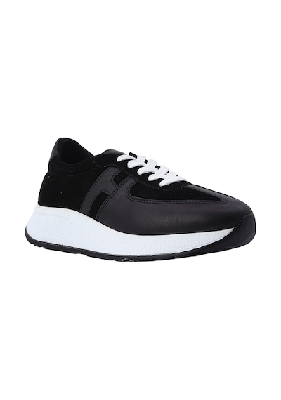 Albishoes Albini Kadın Hakiki Deri Ve Süet Günlük Spor Ayakkabı Siyah