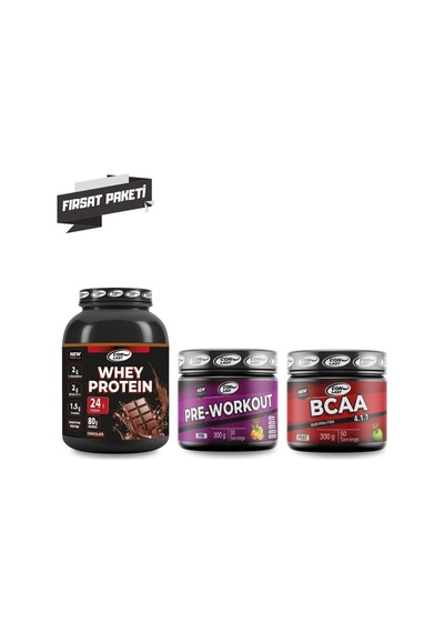 Whey Protein Çikolatalı 2000gr\ Pre-workout300gr\bcaa300gr Çikolatalı