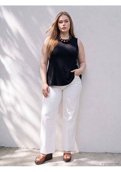 Lcwaıkıkı Curve Siyah Büyük Beden Fırfırlı Peplum Bluz