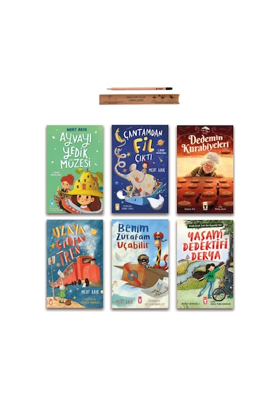 Timaş Çocuk Ayvayı Yedik Müzesi - Çantamdan Fil Çıktı - Yaşam Dedektifi Derya - Dedemin Kurabiyeleri Set 6 Kitap