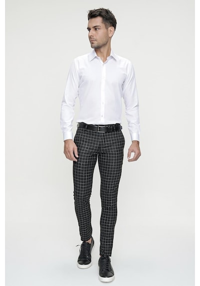 Efor P 1083 Slim Fit Siyah Spor Pantolon Siyah