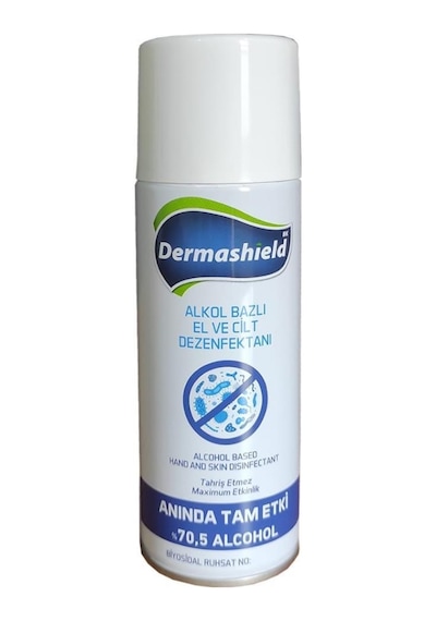 Dermashield Tam Etki Alkol Bazlı El ve Cilt Dezenfektanı 200 ML