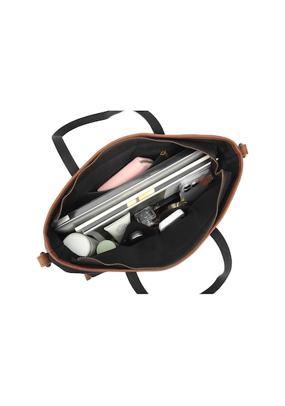 Kanvas Kumaş Kadın Omuz Çantası Smart Bags 1330 Bej