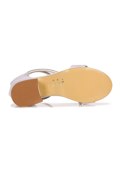 Kiko Kids Pisar Günlük Kız Çocuk 4 Cm Topuklu Sandalet Abiye Ayakkabı Altın