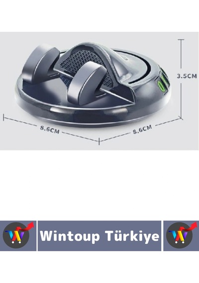 Premium Güçlü Tutuş Oto Organizer 360 Dönebilen Yapışkanlı Numaratörlü Araç İçi Telefon Tutucu