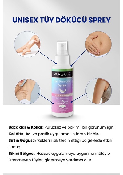 Unisex Tüy Dökücü Sprey 100 Ml
