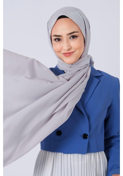 Harem Scarf Asya Şal - Gümüş - Gümüş