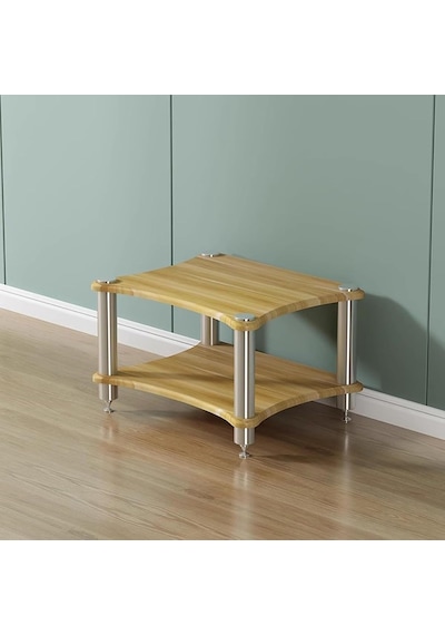 Modern Ses Rafı 2 Katlı Stereo Dolap, Meşe, Yuvarlatılmış Köşeli, Pikap Ve Ev Sineması Cihazlarını Saklamak İçin Çok Renkli Modern Ses Rafı 2 Katlı Stereo Dolap, Meşe, Yuvarlatılmış Köşeli, Pikap Ve Ev Sineması Cihazlarını Saklamak İçin Çok Renkli