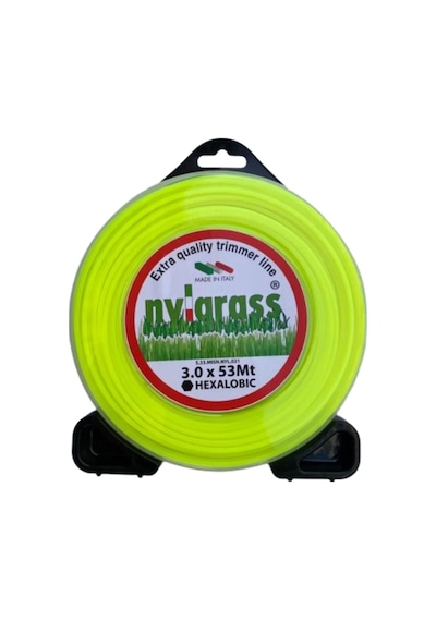 NYLGRASS Yüksek Kaliteli Tırpan Misinası 3.0mm 53 Metre