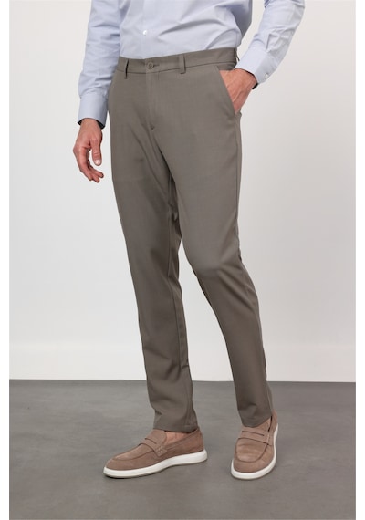 İmza Vizon Yan Cep Comfort Fit Esnek Chino Pantolon 1003260171