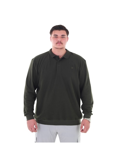 Erkek Büyük Beden 115-155 Kilo Arası İçin Uygun Uzun Kol Polo Yaka Mevsimlik Sweatshirt Haki Erkek Büyük Beden 115-155 Kilo Arası İçin Uygun Uzun Kol Polo Yaka Mevsimlik Sweatshirt Haki